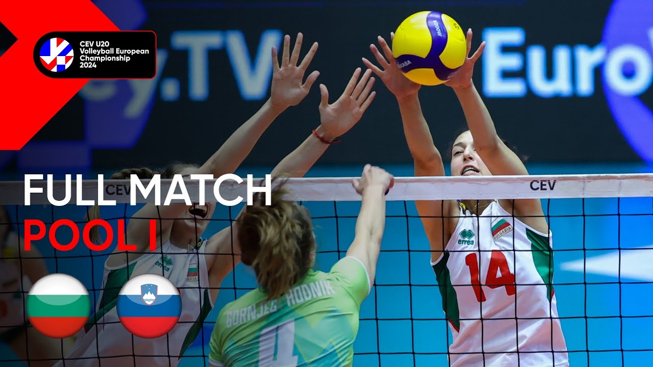 Full Match | Bulgaria vs. Slovenia - CEV U20 Volleyball European Championship 2024 | Women