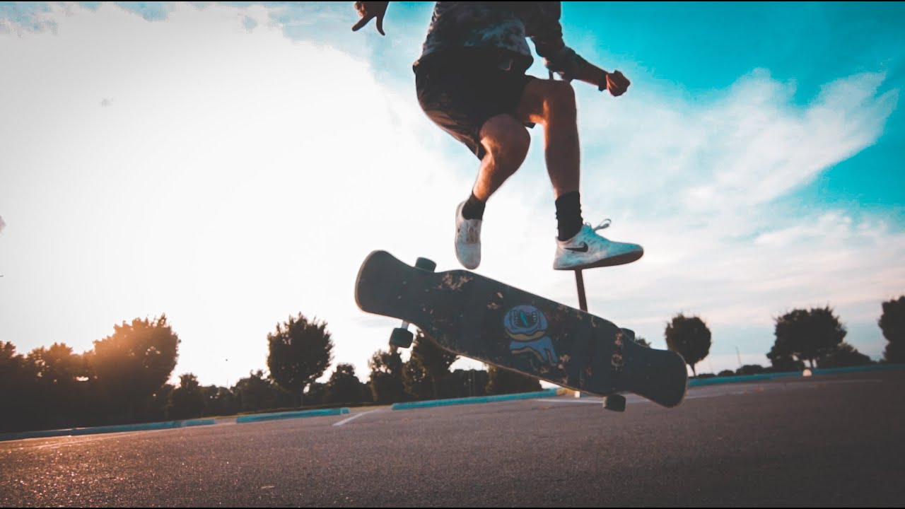 Game of Longboard S.K.A.T.E. | 360 FLIP Trick Challenge