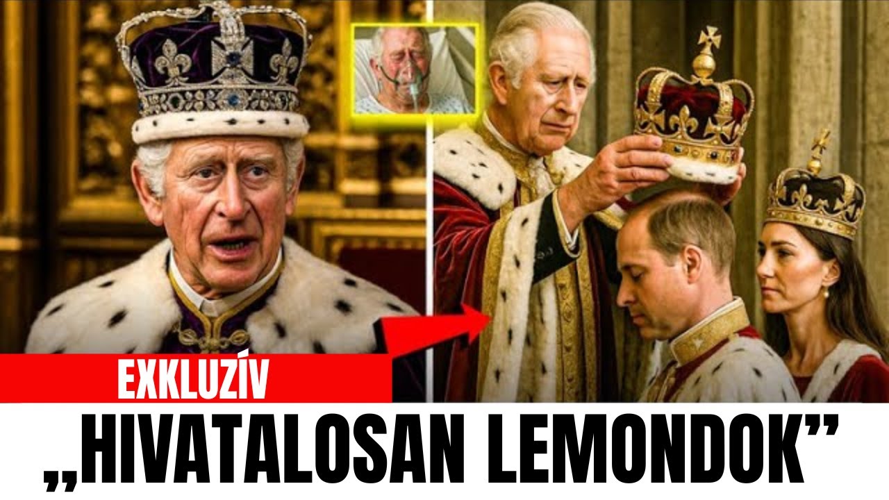 Károly király lemondása után könnyekben tör