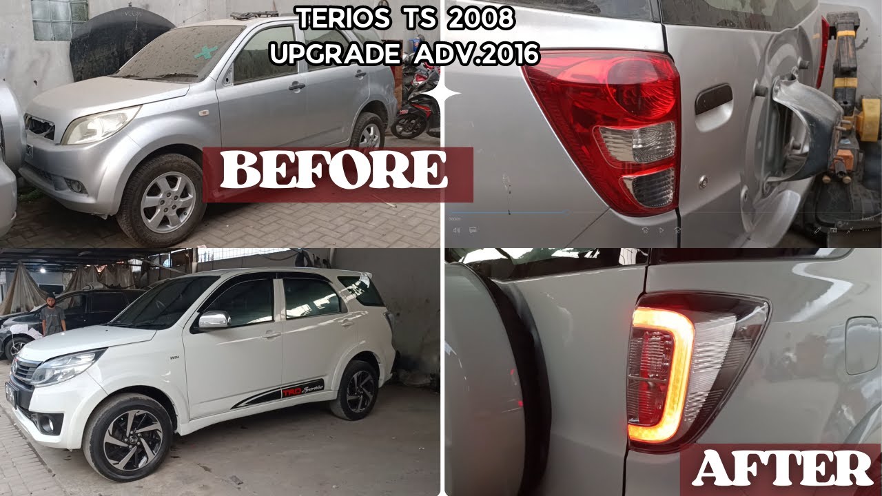 REVIEW HASIL UPGRADE TERIOS TS JADI GAYA TX ADVENTURE