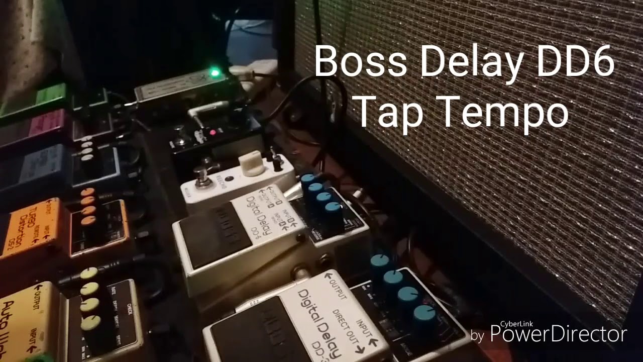 pedal Boss Delay DD6 - Tap Tempo