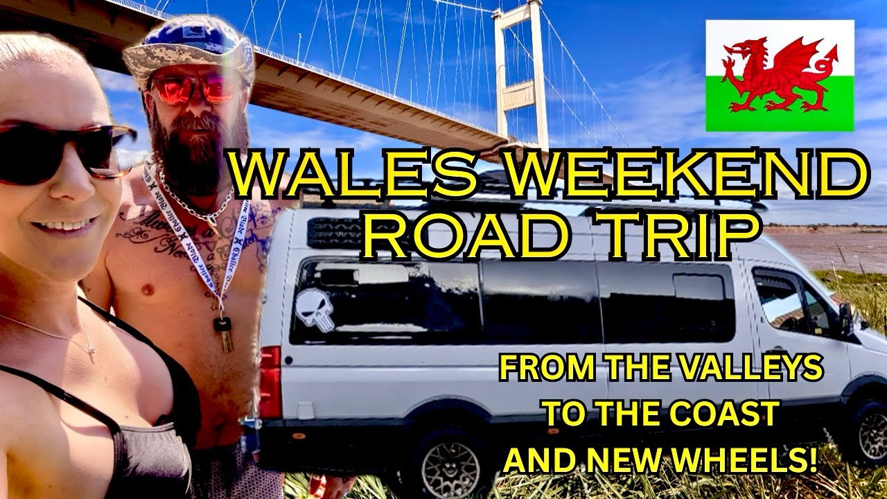 New wheel day! Summer solstice weekend in Wales! And a swim in the sea! Ogmore by sea