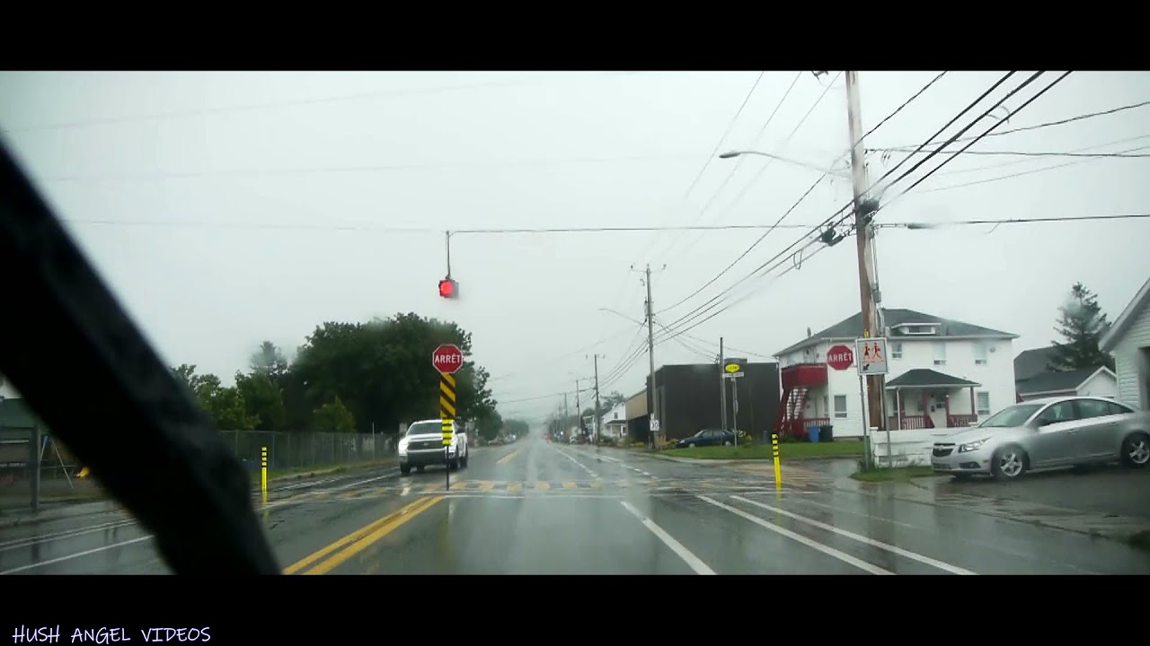 Driving in Matane