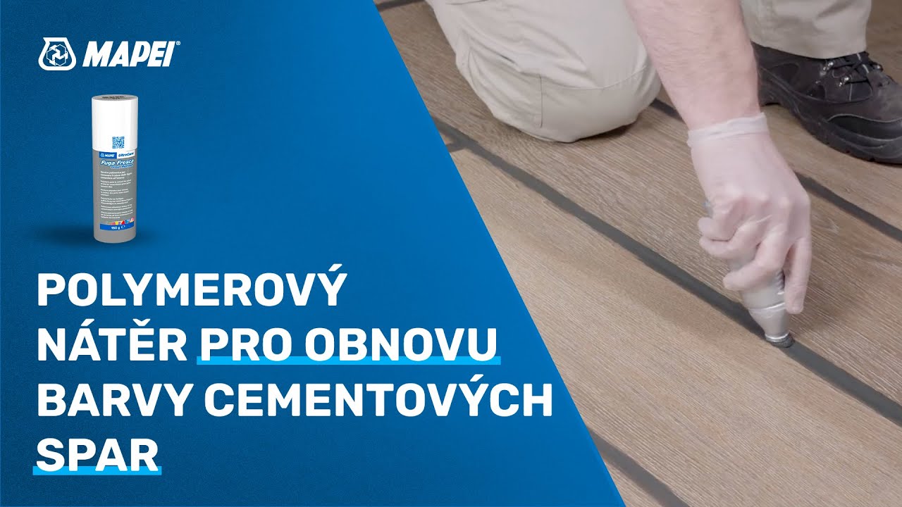 Polymerový nátěr pro obnovu spár | MAPEI UltraCare Fuga Fresca Grout Refresh