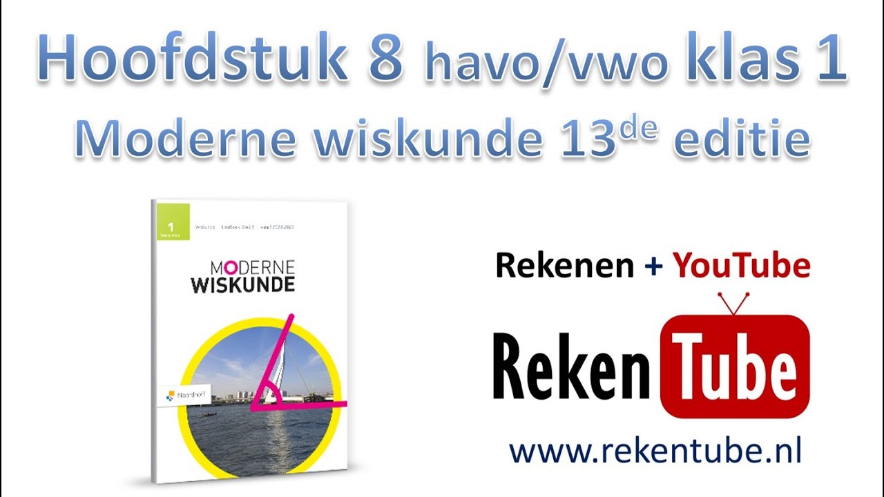 Samenvatting havo vwo klas 1 Hoofdstuk 8 Moderne wiskunde 13de editie