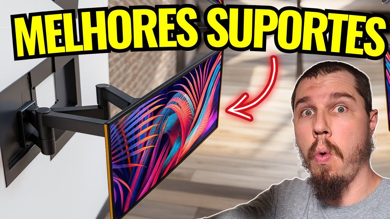 TOP 5 SUPORTES PARA TV ✅ Articulado, Universal, Fixo na Parede [MELHORES 2025]