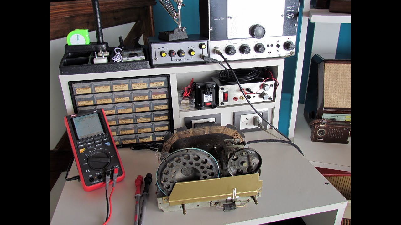 Calibración de un radio antiguo a válvulas Emerson