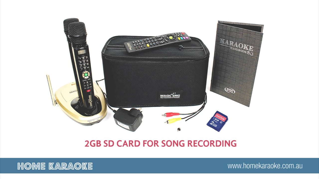 Magic Sing ET-19KV Portable Karaoke Machine - HomeKaraoke.com.au