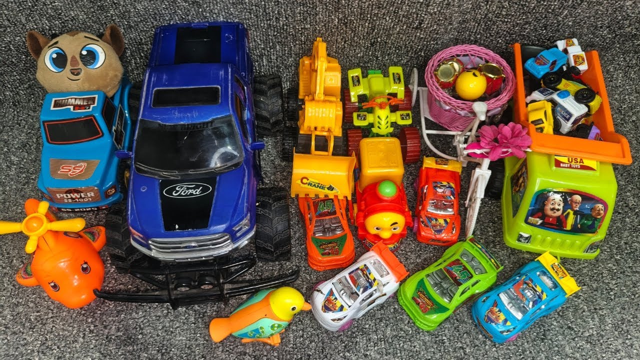 5:43 minutes of satisfying unboxing,  cool construction vehicles toys set video ASMR | Toy Review