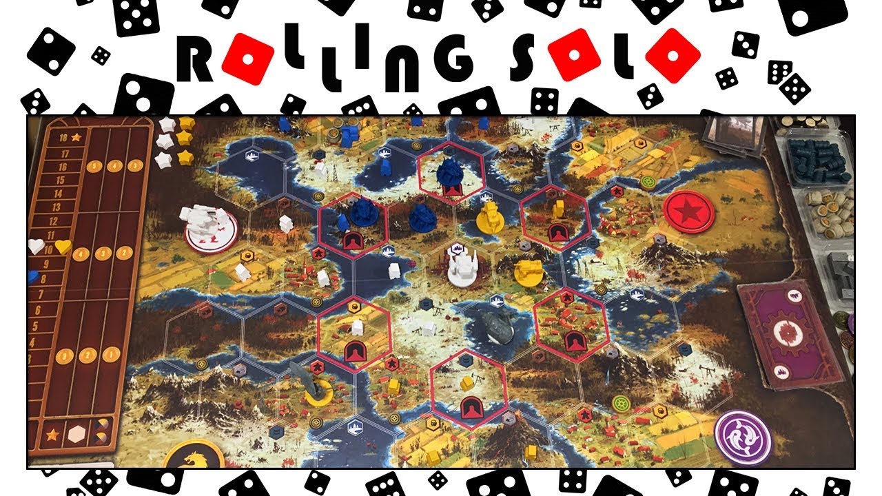 Scythe | Solo Playthrough | How To Play | Solo Automa | Finale