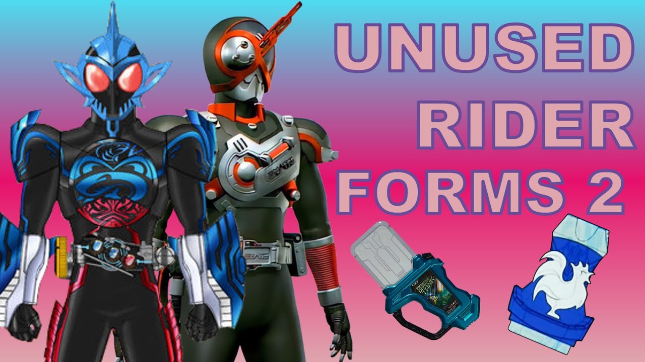 БОЛЬШЕ НИКОГДА НЕ ИСПОЛЬЗОВАННЫХ форм в Kamen Rider!