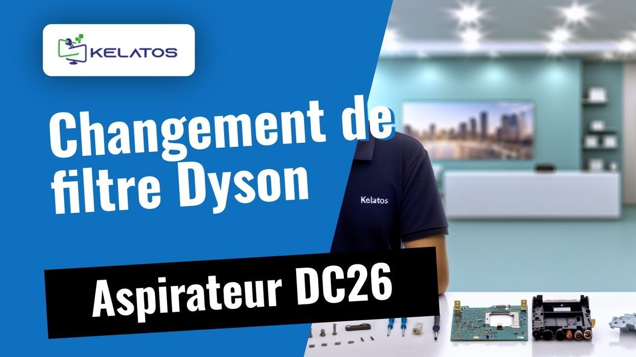 Changement de filtre sur votre Aspirateur Dyson DC26 ? 🛠️ Solution rapide