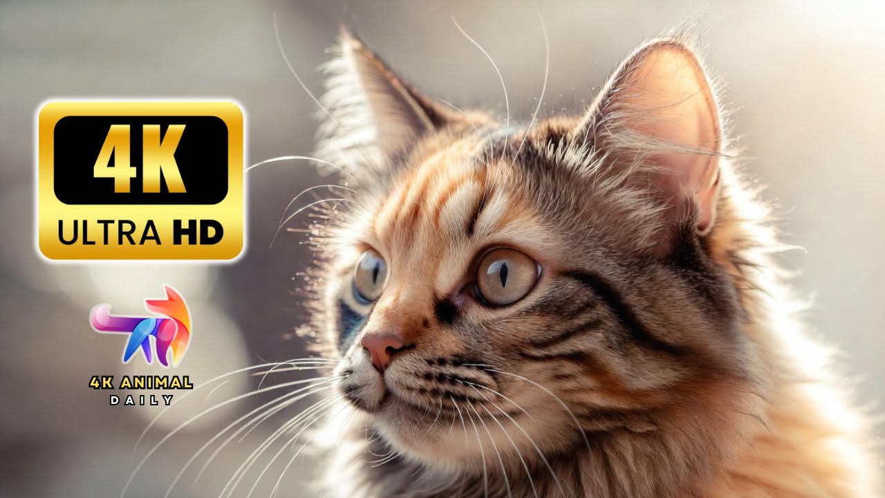 4K Cats slow blinks and head bumps real “I love you” signs