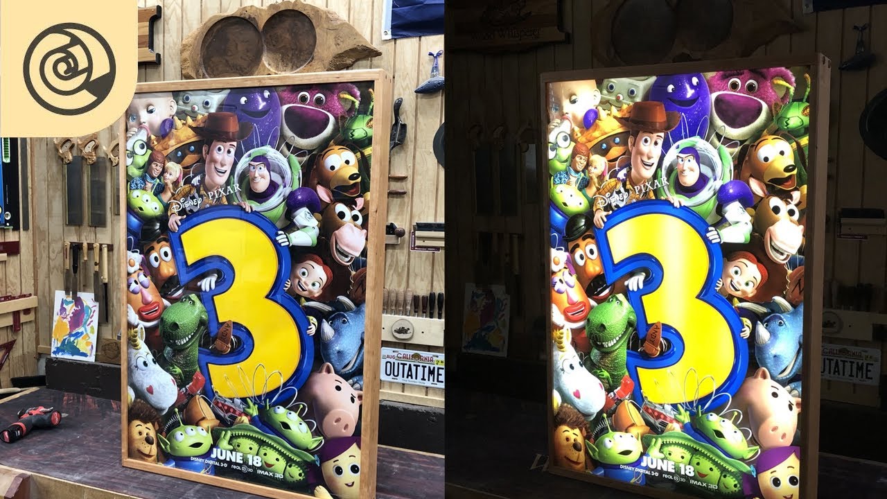 Caja De Luz Retroiluminada Con Marco LED! - Hazlo Tu Mismo!