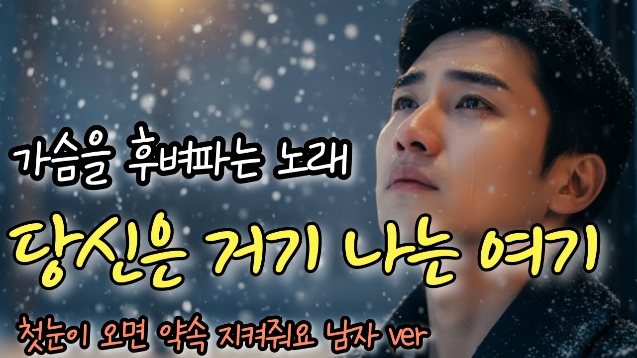 이 노래 듣고 펑펑 울었다 가슴 후벼파는ㅣ당신은 거기 나는 여기 ㅣ발라드 감성트로트