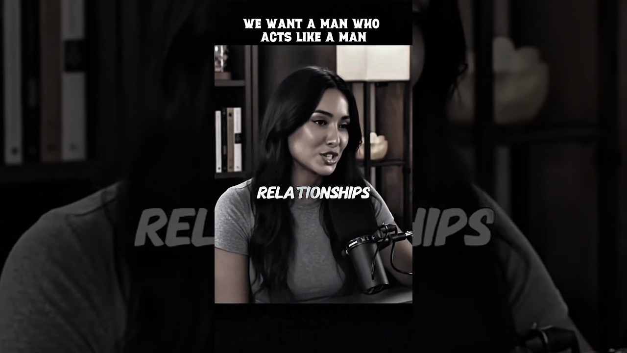 We want a man who acts like a man, 