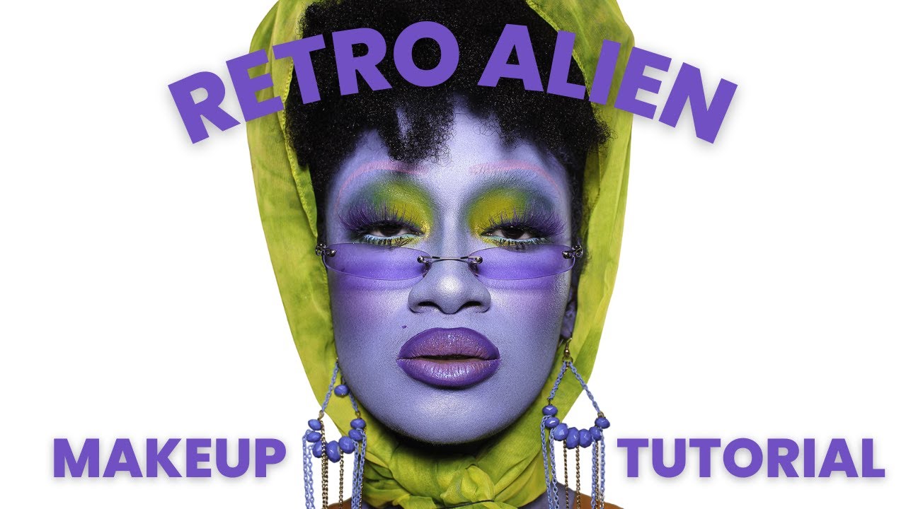 Retro Alien Halloween Makeup Tutorial with Mehron products x @beautybybb_ | Party Expert