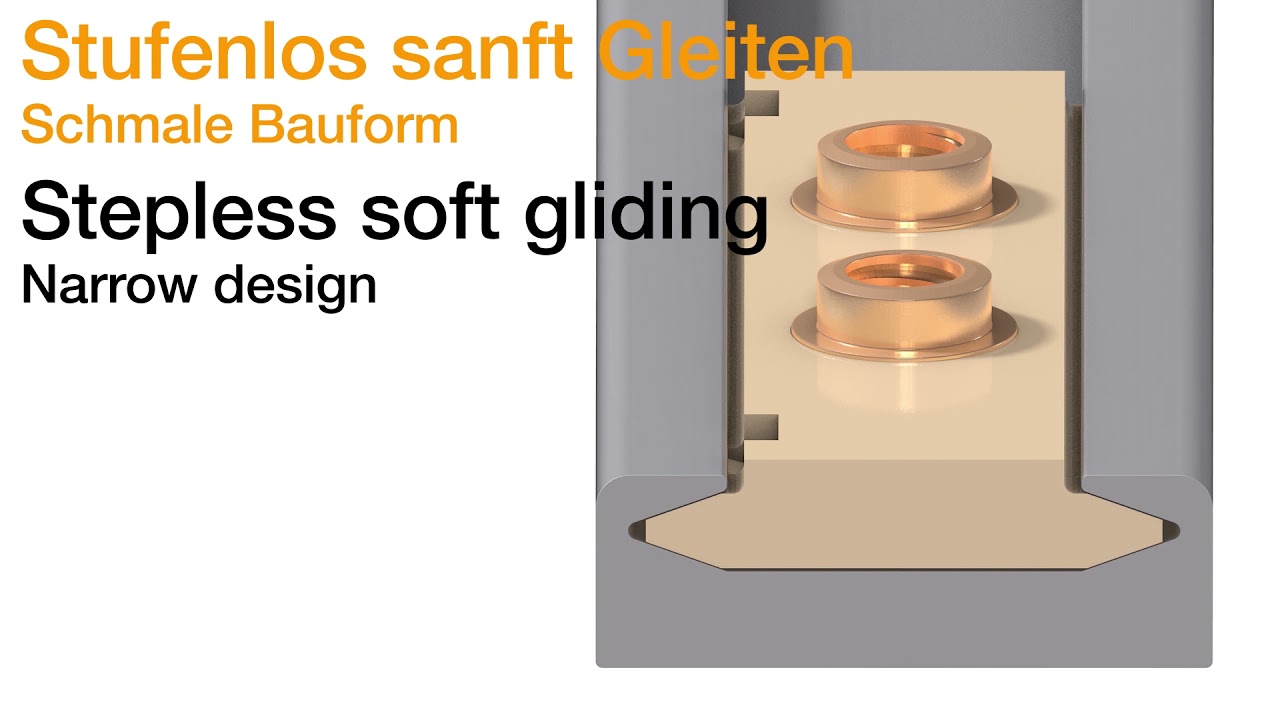 drylin&reg; stop motion for small and flat applications
