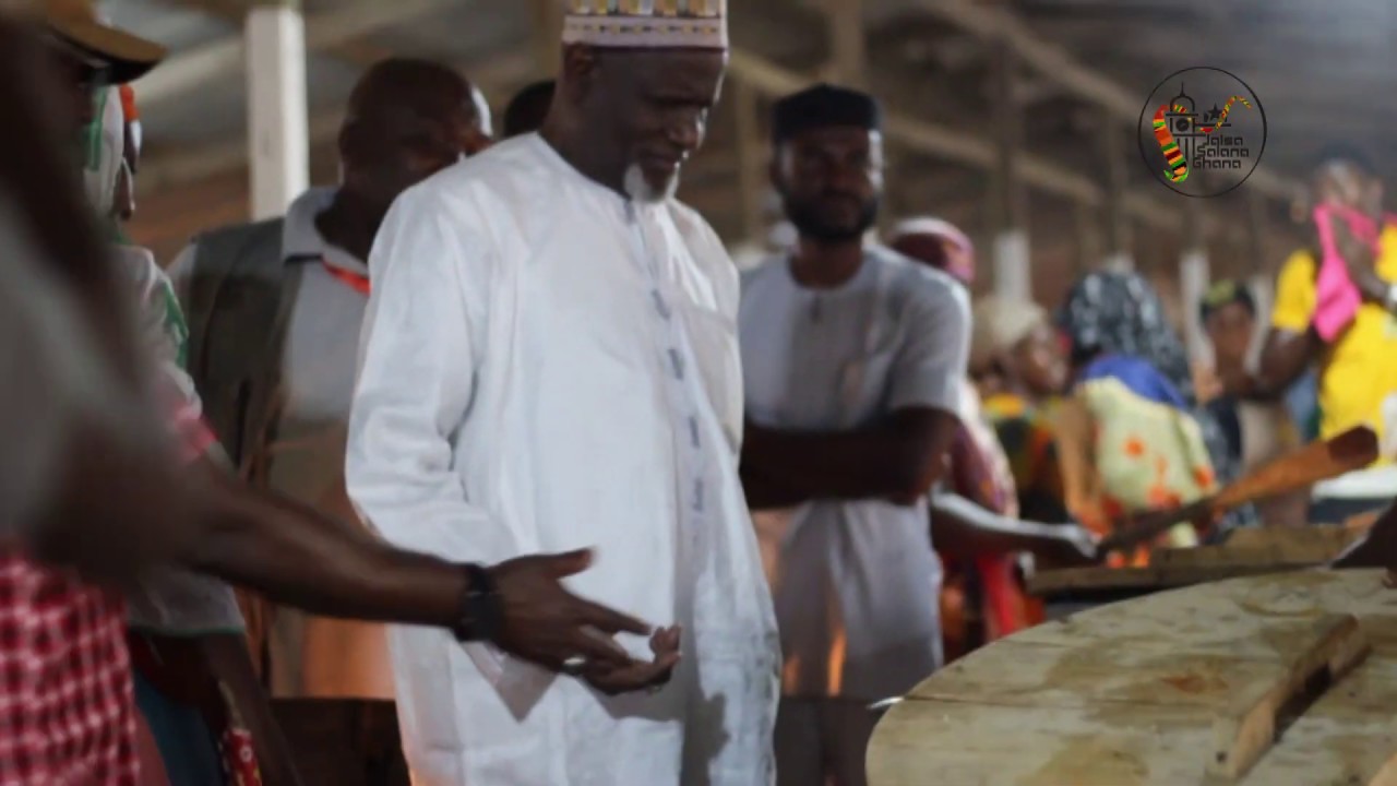 The Ameer & Missionary-in-charge of the Ahmadiyya Muslim Mission Ghana inspects Bagh-e-Ahmad