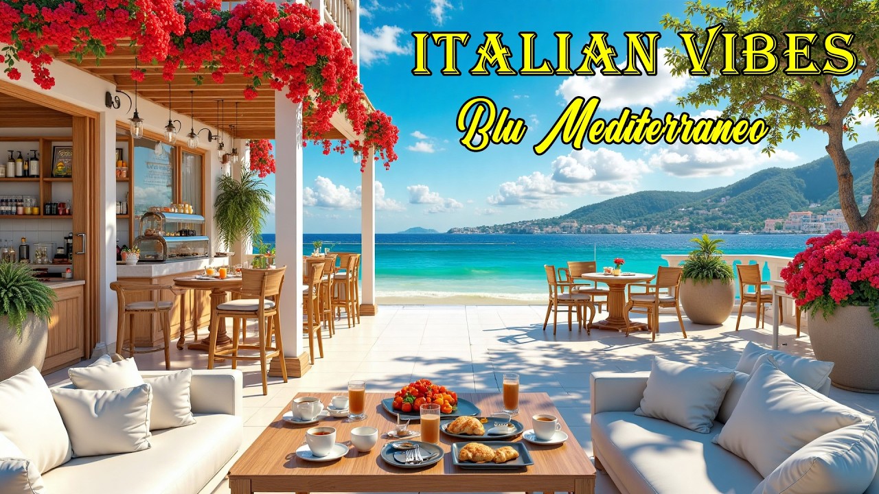 The Best 🇮🇹 Italian Music🎶 Italian Vibes 🎶 1+ Hour Scenic Amalfi Coast & Lake Como Relaxation 4K
