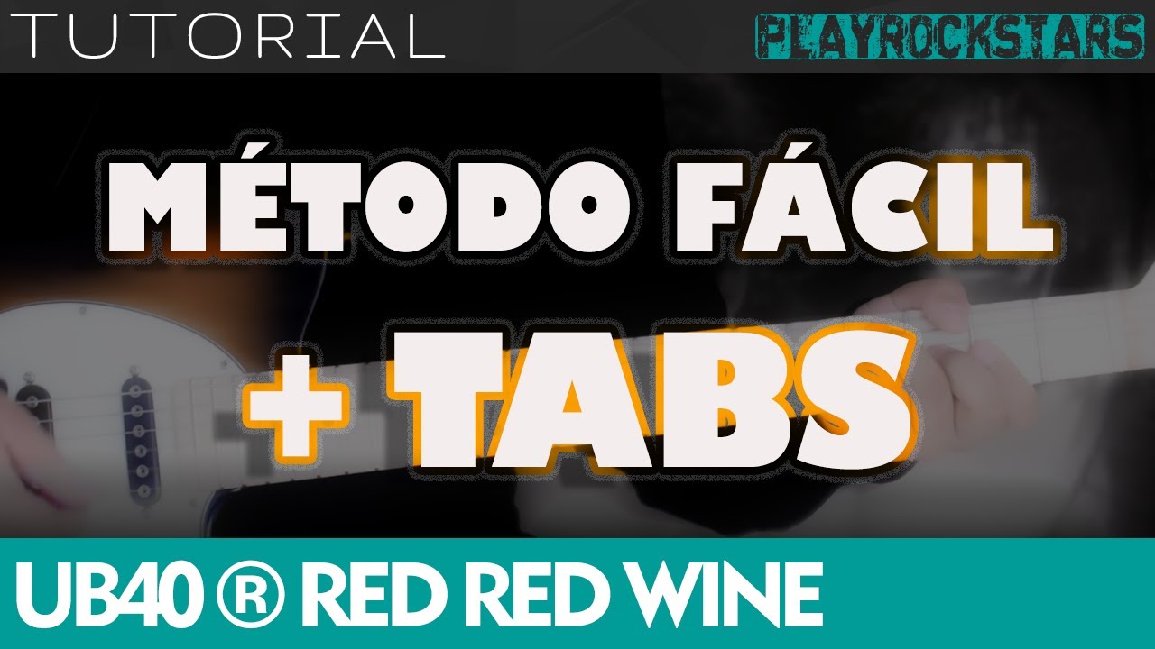 como tocar RED RED WINE en guitarra UB40 ⭐️ TUTORIAL / ACORDES / RITMO / TABS