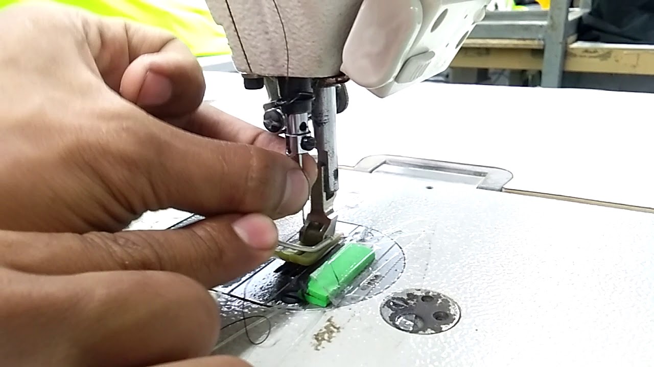 Cara memasang benang dan jarum mesin jarum 1 automatic brother
