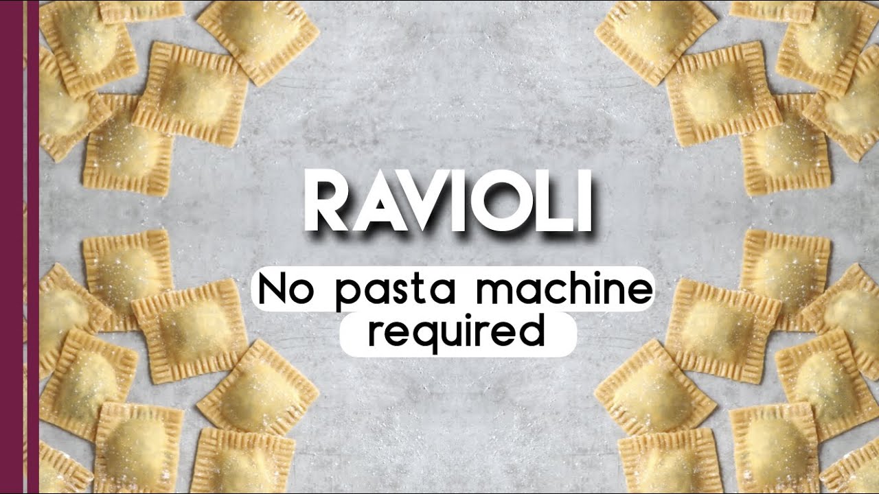 How to make Ravioli from scratch without pasta machine | Italian recipe