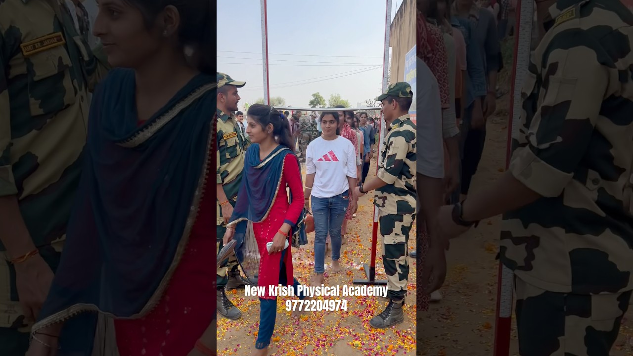 ￼ army girls, height measurements￼।🔥😱 #indianarmy#defencelover #motivation #army #height #defence