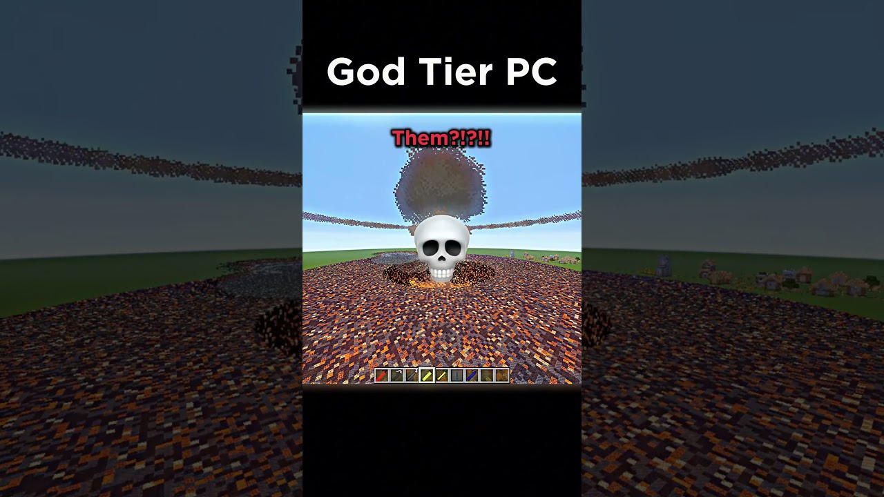God Tier PC vs Mega TNT Mod in Minecraft 💻💣