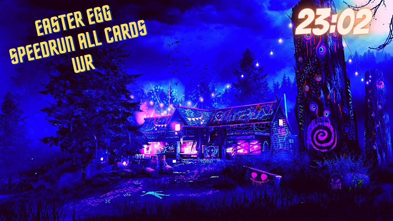 (FWR) Rave in the Redwoods / Easter Egg Speedrun / (All Cards) 23:02