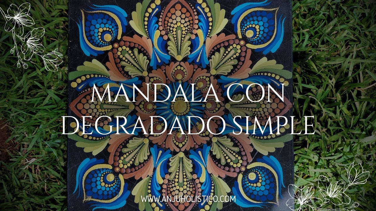 Aprende a crear un Mandala con degradados básicos