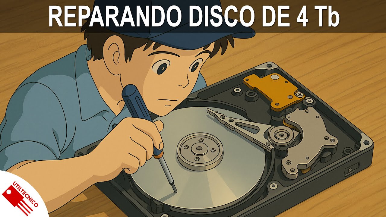 Salvando Disco de 4Tb. Conector partido