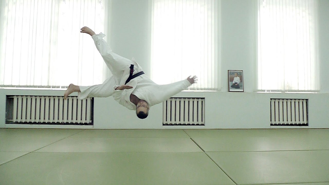 Aikido best ukemi.Укеми на бетоне. www.yoshinkan.ru