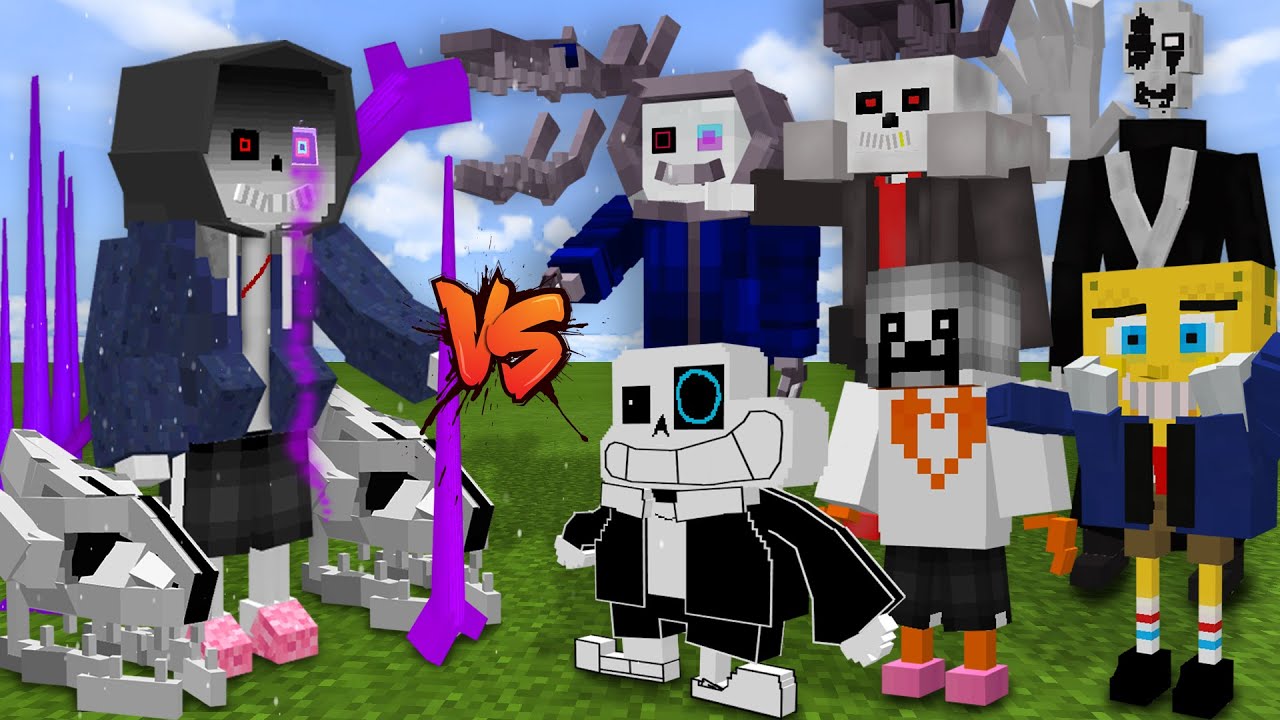 DUST SANS vs. SANESSS, DELTA SANS, SPONGE SANS, GASTER , FELL SANS and DUST SANS || UNDERTALE FIGHT!