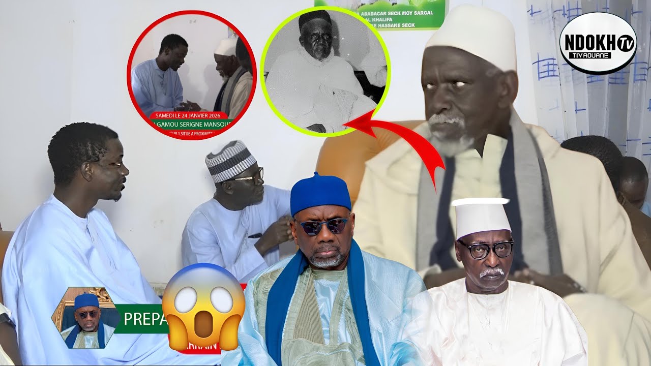 🚨LESPETITS FILS DE MAME MAODO CHEZ LE KHALIFA DE DIÉNABA POUR LE GAMOU DE SERIGNE MANSOUR DABAKHE