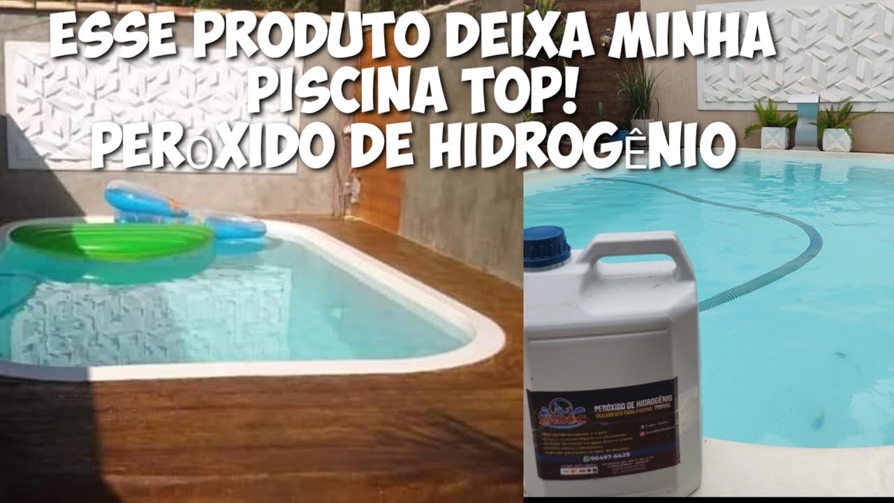 PEROXIDO ZADOC PARA PISCINAS - TRATAMENTO PISCINA - AGUA VERDE PISCINA -  PISCINA COM ÁGUA DE POÇO