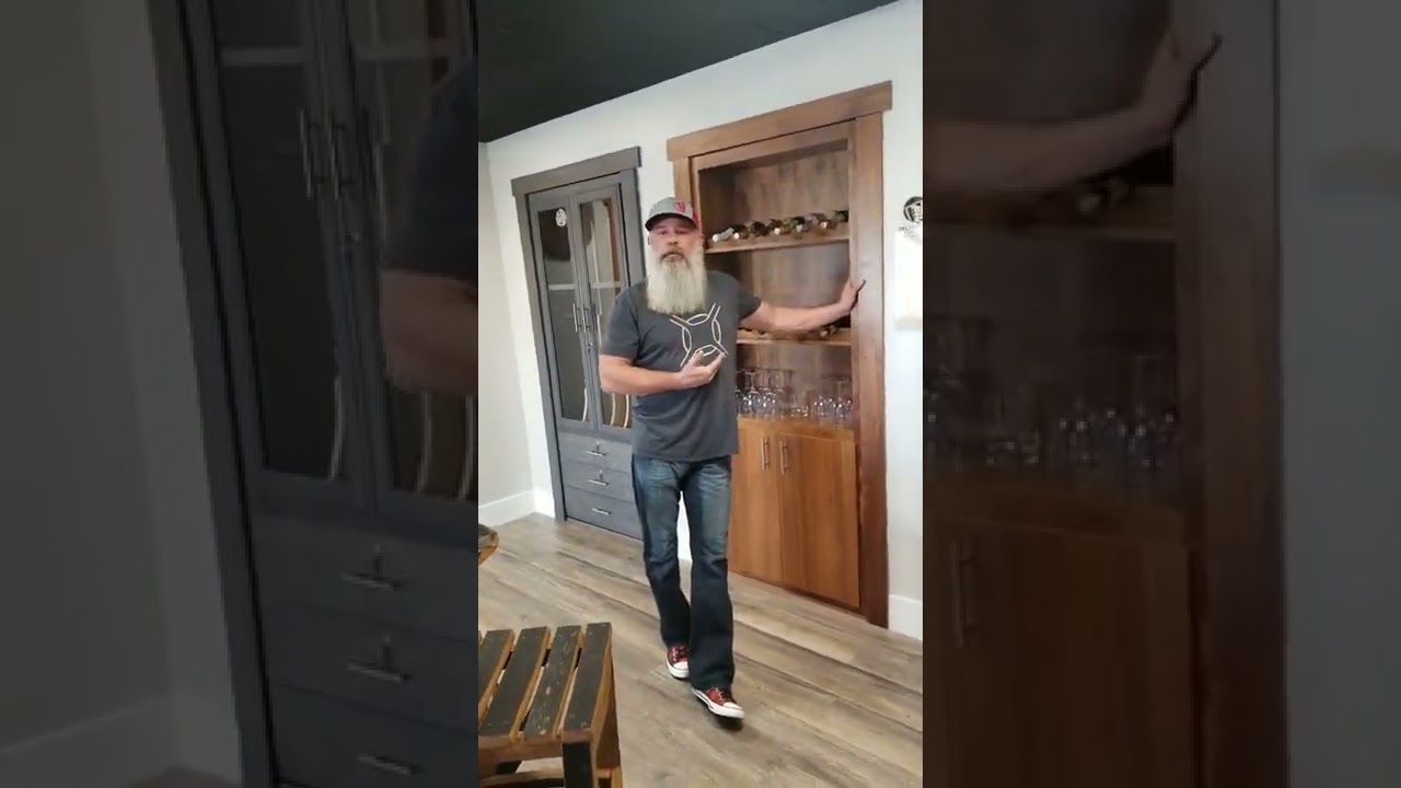 Wine Door Murphy Door And Hidden Storage