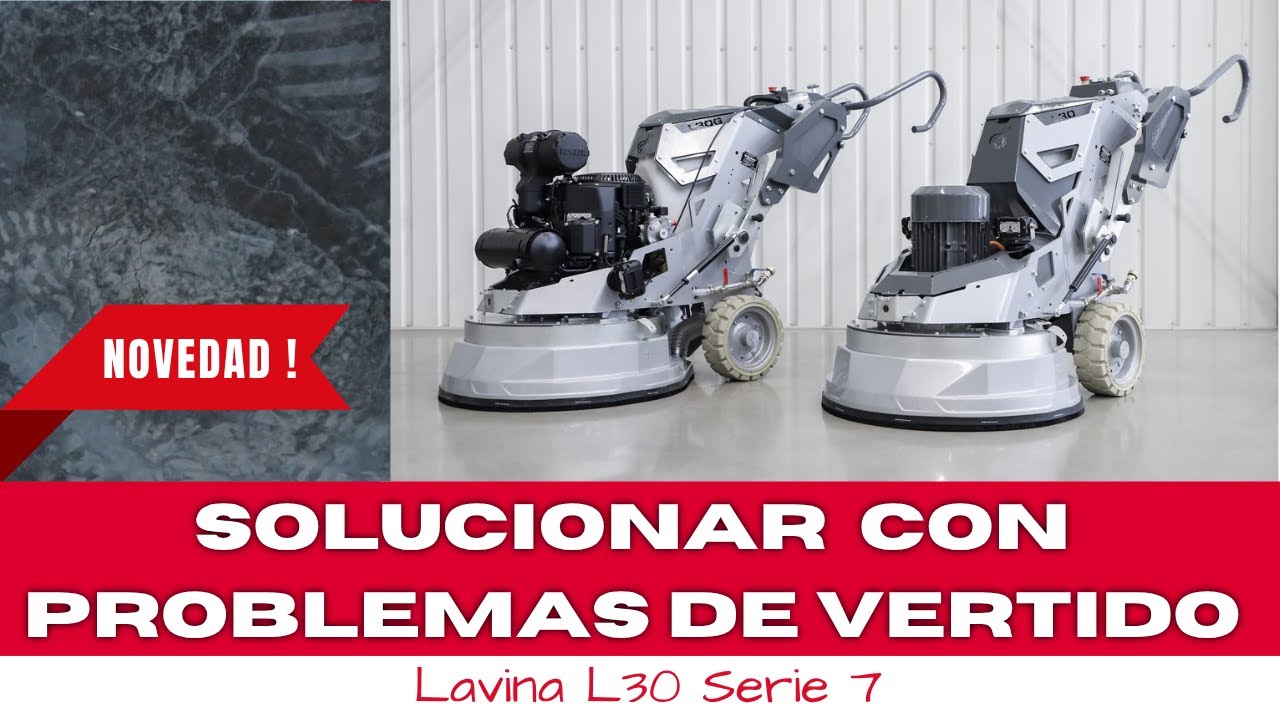 Nueva Lavina L30 S7: Reparación de hormigón mal vertido