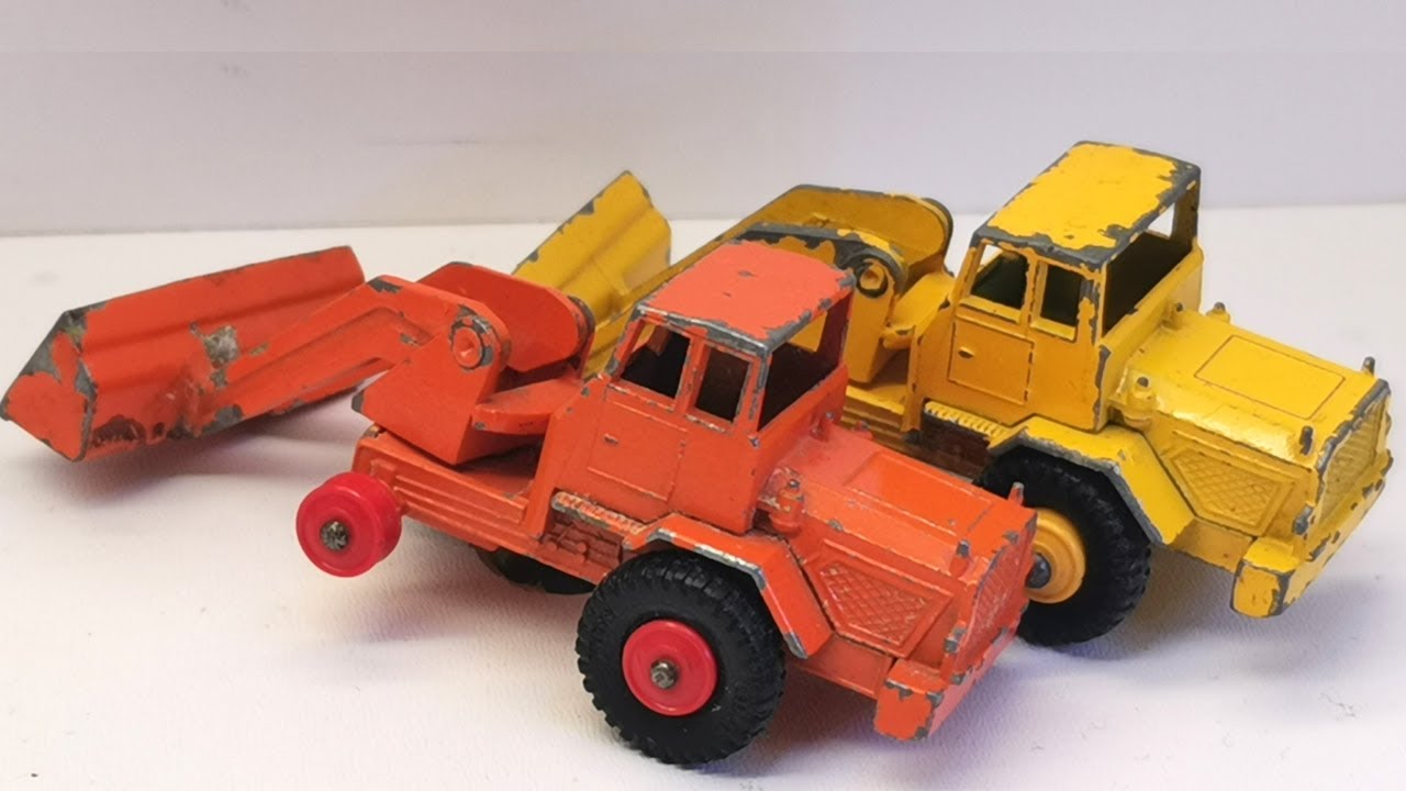 Matchbox восстановление Тракторная лопата Погрузчик Hatra №69. Литая модель