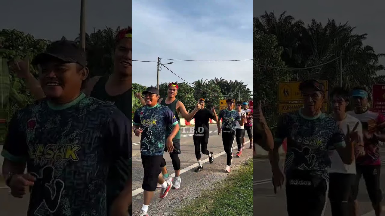 Syed Saddiq Larian di Melaka Meneruskan Misi Larian Kesyukuran Dari Putrajaya ke Muar
