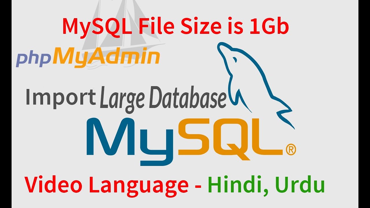 1 Gb SQL File Upload in phpMyadmin, How to upload large SQL file in MySQL database