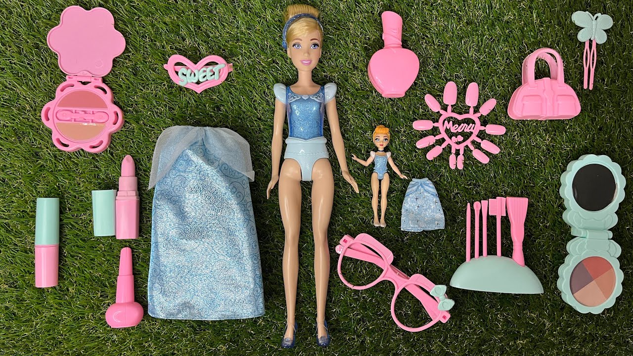 Disney Doll Collection | Frozen Elsa and Anna, Belle, Ariel | Unboxing Disney Mattel playset