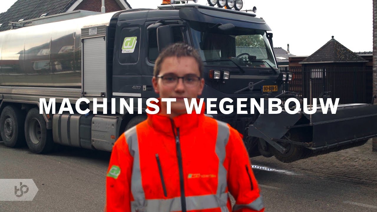 Praktijkleren: Machinist wegenbouw