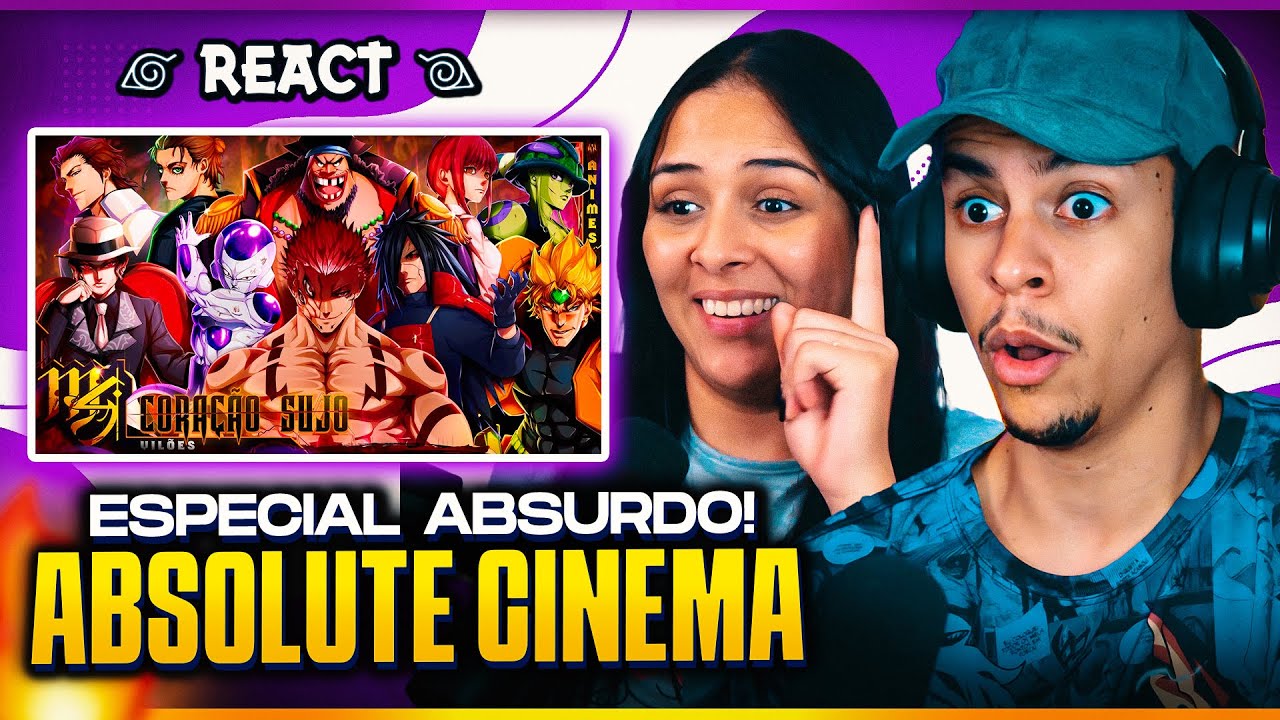 M4RKIM: Vilões (Animes) - Coração Sujo | [Casal Jounin React] 🔥