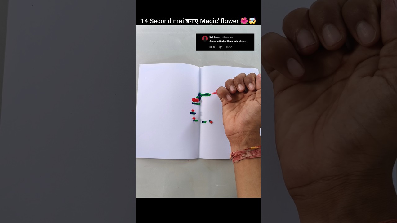 Самодельный реалистичный цветок 🌺🤯 #цветы #шорты #тренды #ytshorts #подпишитесь