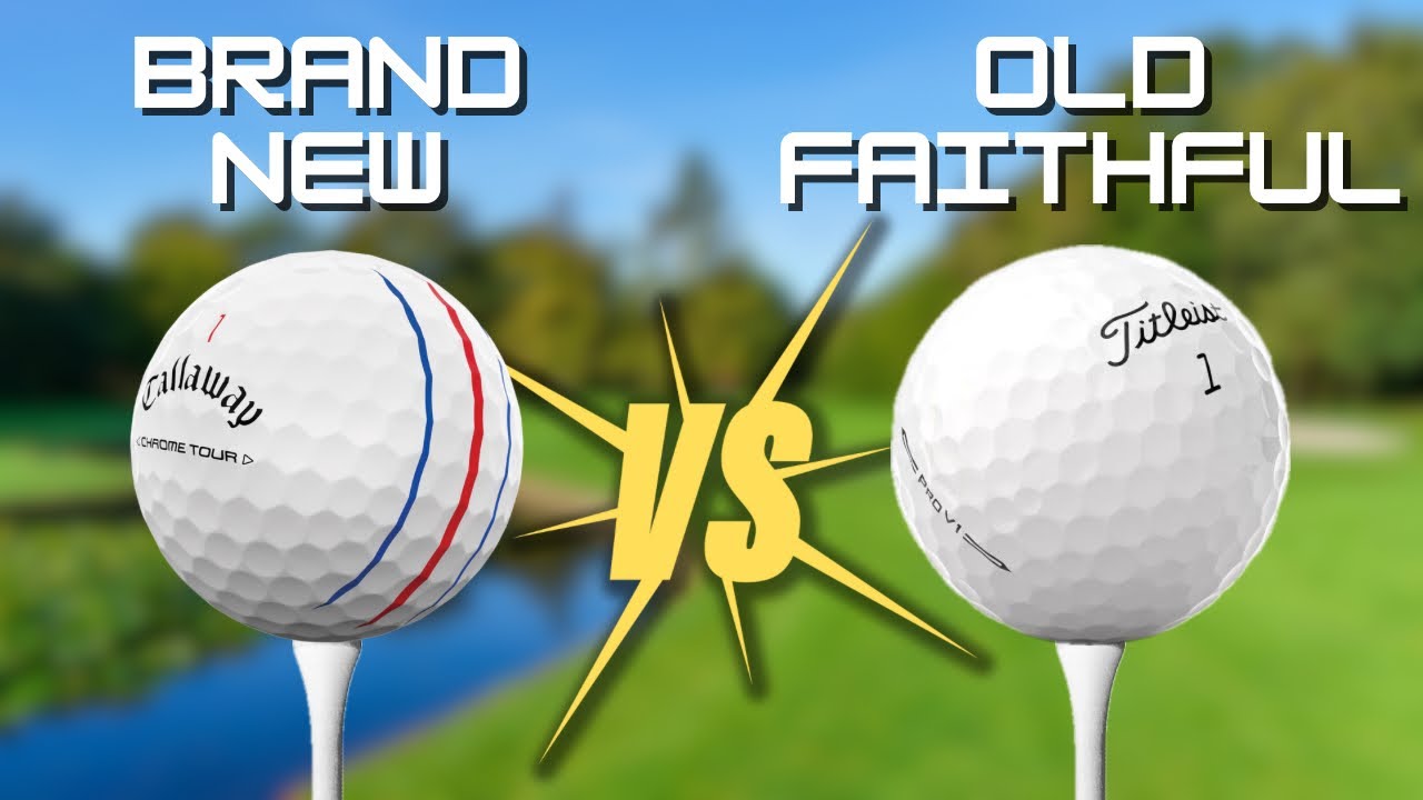 Поединок по гольф-мячам: CALLAWAY CHROME TOUR против TITLEIST PRO V1!