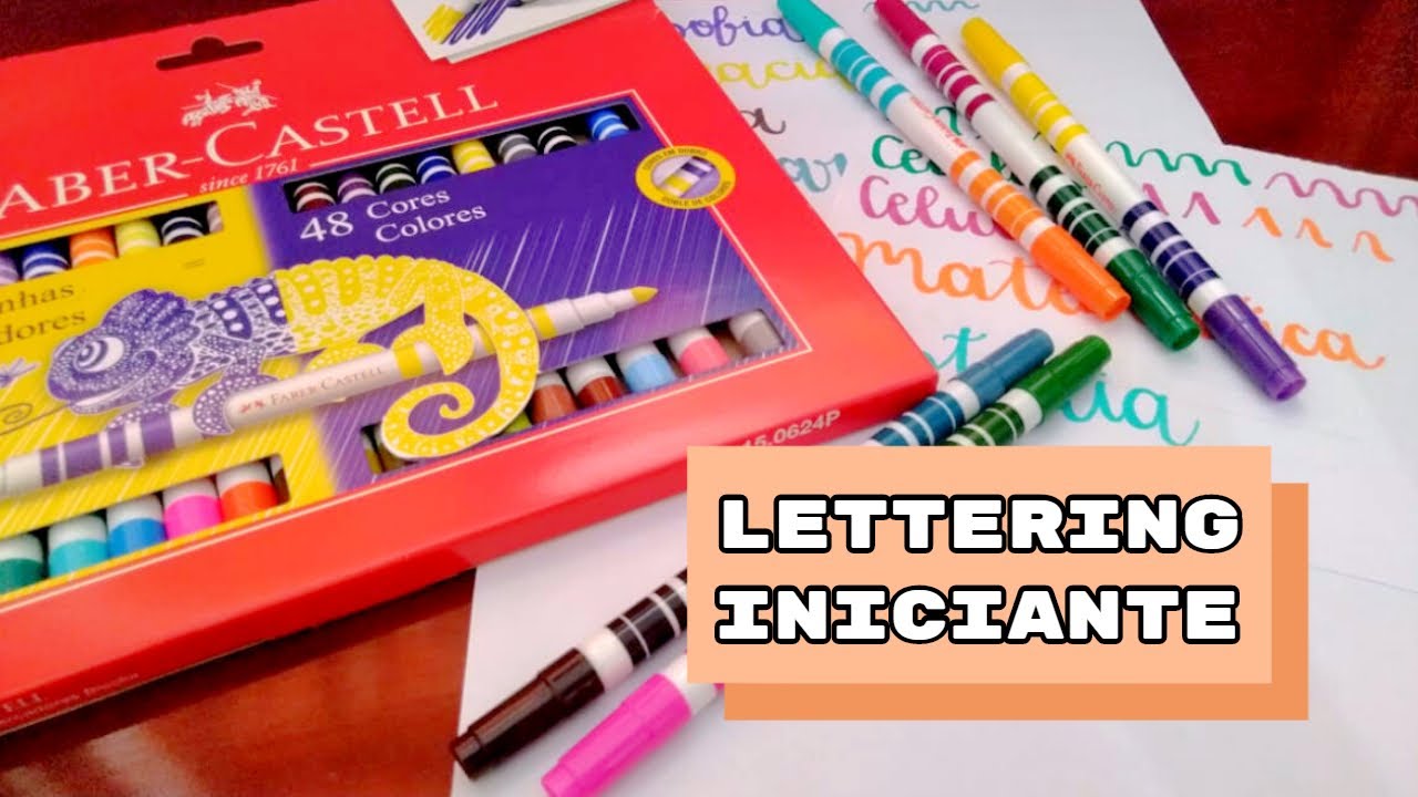 APRENDENDO A FAZER LETTERING COM FABER-CASTEL BICOLOR | Vi Bulgarelli