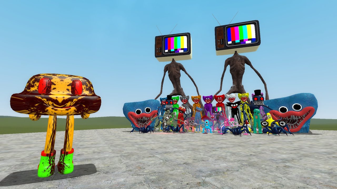 DOIWON NIGHTMARE VS POPPY PLAYTIME, SLVM CREATURES, THOMAS TRAIN, ALPHABET LORE - Garry's Mod