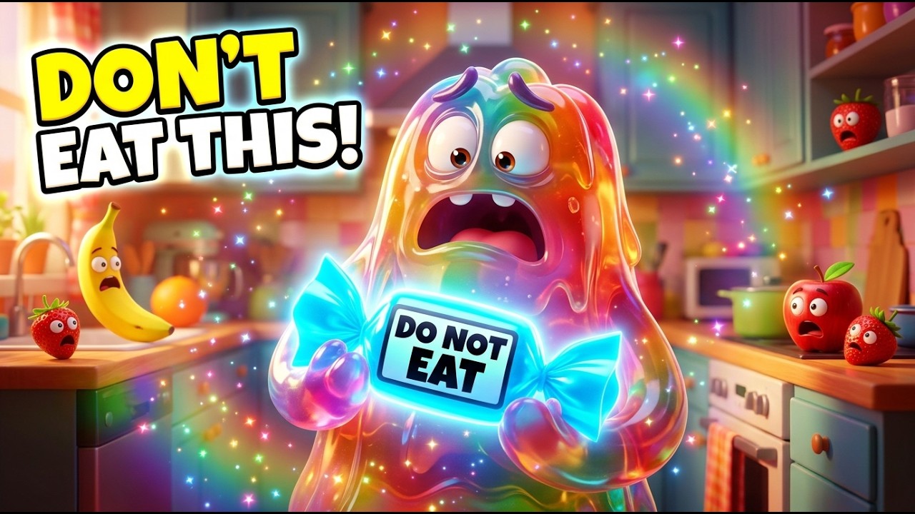 Candy Monster Ate the “DO NOT EAT” Candy… He Turned Into JELLY?! 😱🍬 | Kids Story