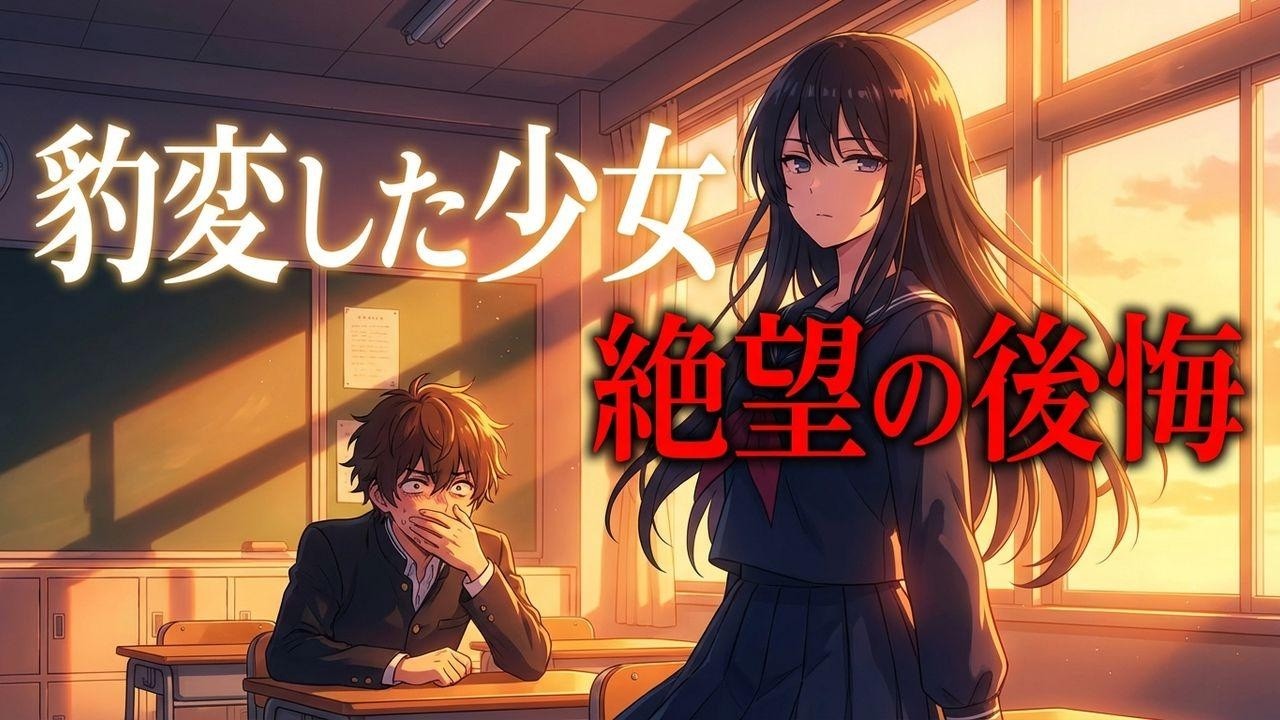 「黒い」と振った少女が超絶美少女に。再会した彼女の冷酷な拒絶...